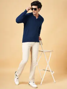 BYFORD by Pantaloons Men Blue Pullover