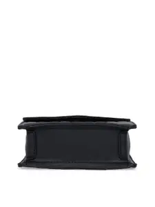 Lavie Aura Women Black Flap Satchel