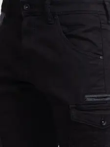 SPYKAR Men Black Relaxed Fit High-Rise Highly Distressed Jeans