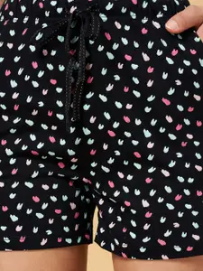 Dreamz by Pantaloons Women Multicoloured Floral Printed Lounge shorts