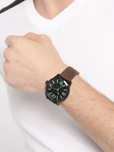 GIORDANO Men Black Analogue Watch A1049-03