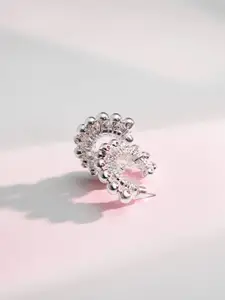 MANGO Crescent Shaped Half Hoop Earrings