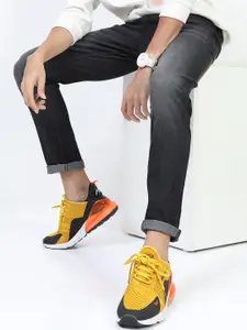 KETCH Men Charcoal Slim Fit Clean look Stretchable Jeans