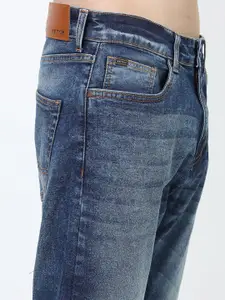 KETCH Men Blue Straight Fit Light Fade Stretchable Jeans
