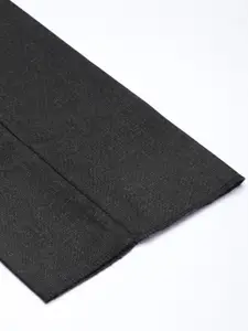 Arrow Men Black Solid Tailored Fit Formal Trousers