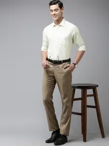 Arrow Men Original Slim Fit Printed Pure Cotton Formal Shirt