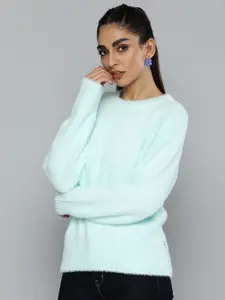 Levis Women Blue Sweatshirt