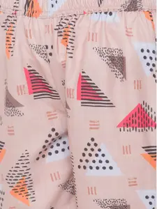 FashionRack Women Pack of 2 Multicoloured Cotton Lounge Pants