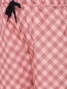 FashionRack Women Set of 2 Peach-Coloured Cotton Lounge Pants