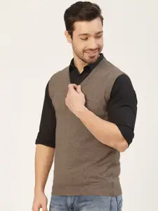 Monte Carlo Men Brown Sweater Vest