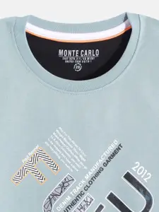Monte Carlo Boys Blue Printed Sweatshirt