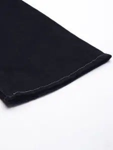 Levis Women Navy Blue Bootcut Light Fade Stretchable with Belt Loops Jeans