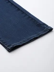 Levis Women Blue 712 Slim Straight Fit Mid Rise Light Fade Stretchable Jeans