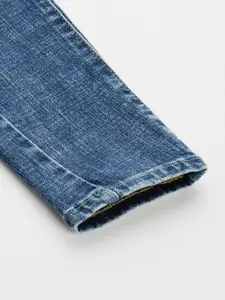 Levis Women Blue 710 Super Skinny Fit Mid Rise Light Fade Stretchable Jeans