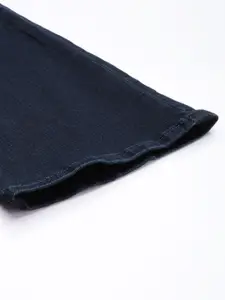 Levis Women Navy Blue 715 Bootcut Mid Rise Stretchable Jeans