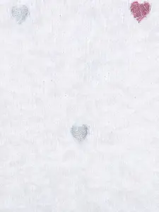 Gini and Jony Girls White Embroidered Pullover with Embroidered Detail