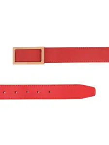 Calvadoss Men Red Semi Casual Belt