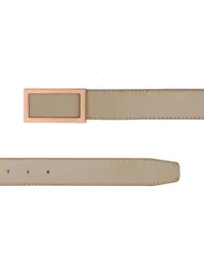 Calvadoss Men Beige Solid Casual Belts