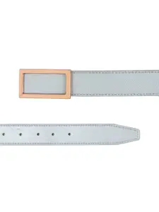 Calvadoss Boys Silver-Toned PU Belt