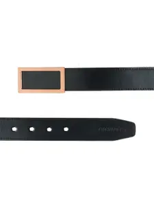 Calvadoss Boys Black Textured PU Belt