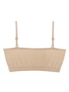 DChica Girls Pack Of 2 Double Layer Premium Cotton Non-Wired Non Padded Beginners Bra DCBRJU6909/xxxs