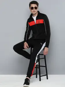 one8 x PUMA Men Slim Fit Colourblocked Full-Zip Sporty Jacket