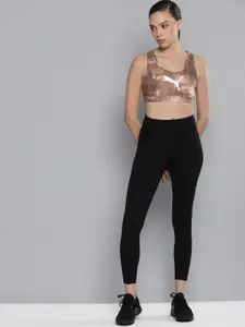 Puma Mauve Printed Dri-Fit Lightly Padded Bra 52030646-Dusty Plum-Rose Quartz AOP