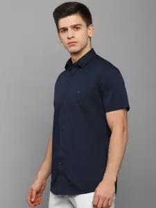Louis Philippe Sport Men Navy Blue Slim Fit Casual Shirt