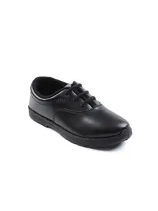 Liberty Prefect kids Black Lacing School Shoes
