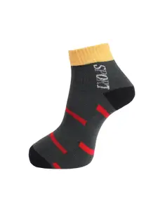Dollar Socks Men Pack Of 3 Assorted Cotton Above Ankle-Length Socks
