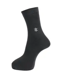 Dollar Socks Men Pack Of 3 Assorted Above Ankle-Length Combed Cotton Socks