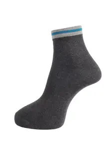 Dollar Socks Men Pack Of 3 Patterned Cotton Ankle-Length Socks