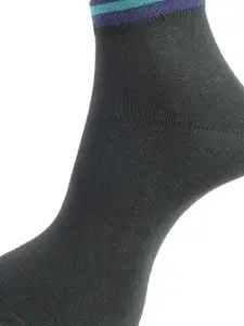 Dollar Socks Men Pack Of 5 Assorted Cotton Ankle-Length Socks