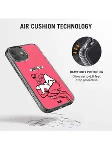 DailyObjects Black Printed Wining Up Stride iPhone12 Mini Phone Case