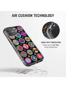 DailyObjects Black Printed Millennial Lingo Stride iPhone12 Mini Phone Case