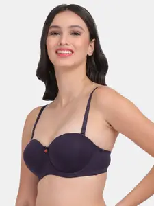 Amour Secret Women Navy Blue Underwired Lightly Padded Bra