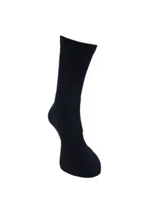 Dollar Socks Men Pack Of 3 Assorted Solid Cotton Calf Length Socks