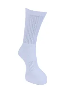 Dollar Socks Men Pack Of 3 White Solid Above Assorted Full Length  Socks