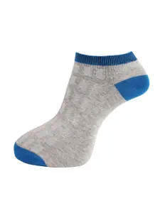 Dollar Socks Men Pack Of 3 Assorted Ankle-Length Pure Cotton Socks