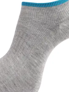 Dollar Socks Men Pack of 5 Assorted Cotton Ankle-Length Socks