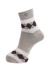 Dollar Socks Men Pack Of 3 Assorted Ankle Length Cotton Socks