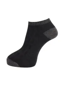 Dollar Socks Men Pack Of 3 Assorted Ankle-Length Combed Cotton Socks