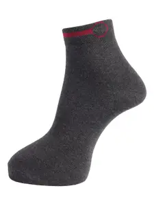 Dollar Socks Men Pack of 3 Assorted Cotton Ankle-Length Socks