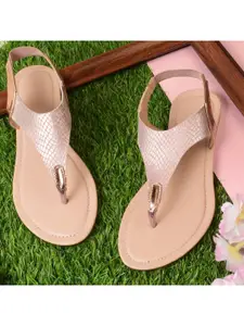 XE Looks Women Gold-Toned Embellished Stylish Casual Comfortable  Flats