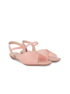 XE Looks Women Peach-Coloured Flats