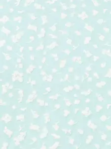 max Women Blue White Self Design Pure Cotton Top