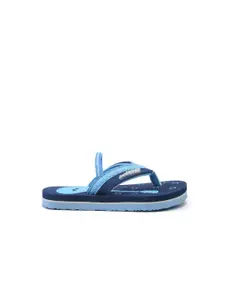 toothless Girls Blue Printed Thong Flip-Flops