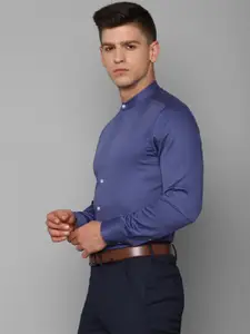 Louis Philippe Men Blue Slim Fit Formal Shirt