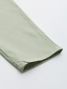 Levis Men Mint Green Slim Tapered Fit Chinos