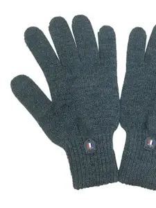 Gajraj Men Grey Winter Woolen Gloves